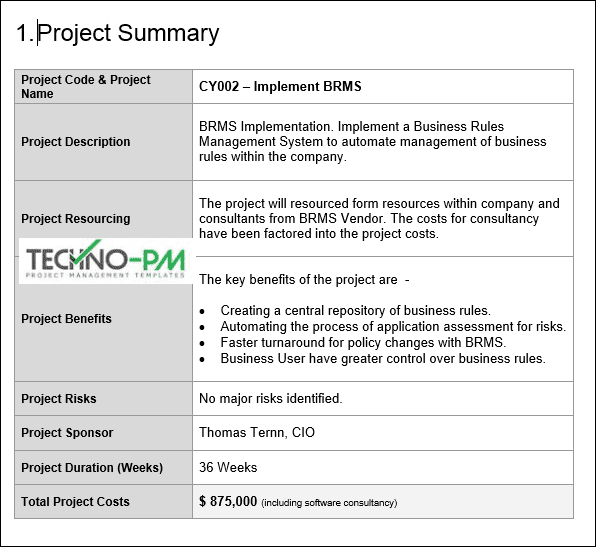 Detail Software Project Proposal Template Nomer 38