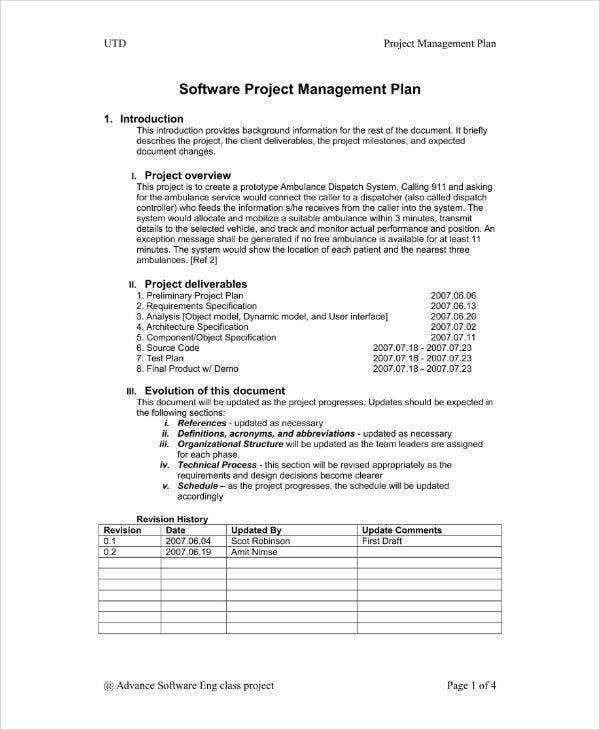 Detail Software Project Proposal Template Nomer 43