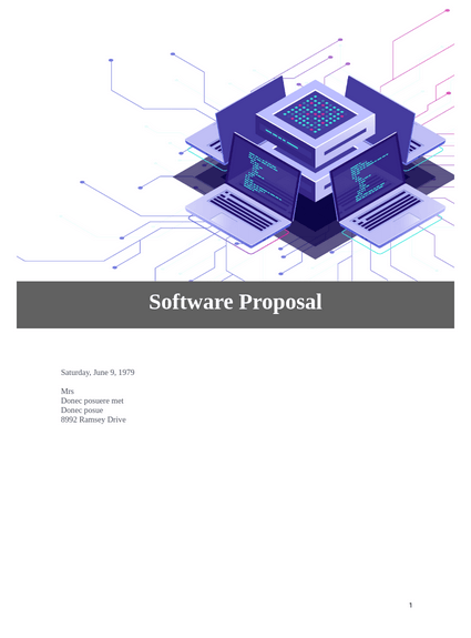 Detail Software Project Proposal Template Nomer 8