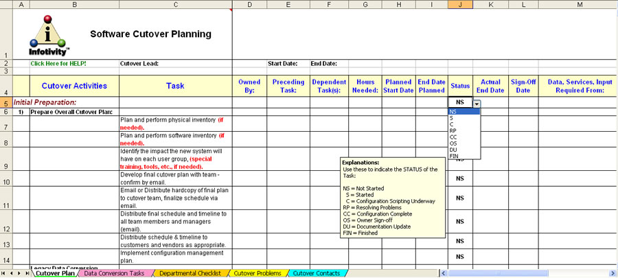 Detail Software Release Checklist Template Nomer 23