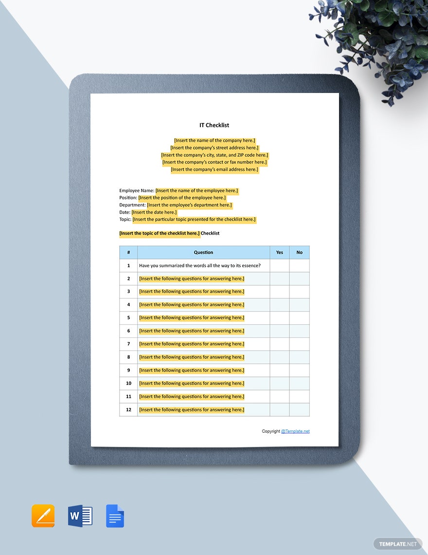 Detail Software Release Checklist Template Nomer 38