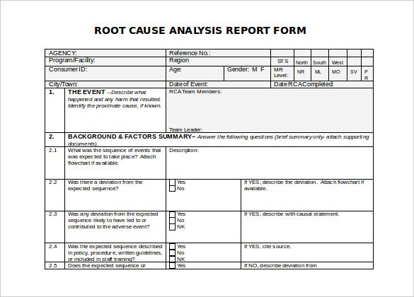 Detail Software Root Cause Analysis Template Nomer 17