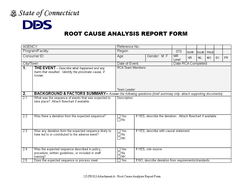Detail Software Root Cause Analysis Template Nomer 19
