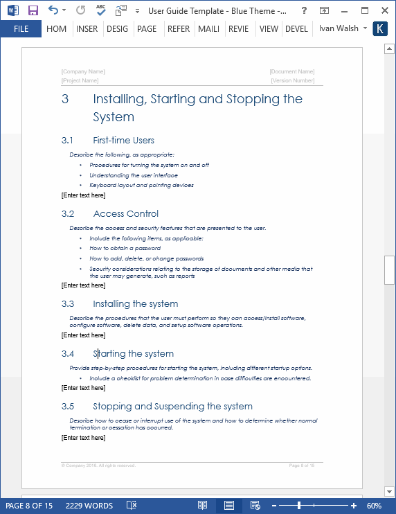 Detail Software User Guide Template Nomer 18