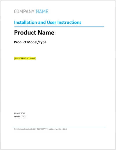 Detail Software User Guide Template Nomer 19