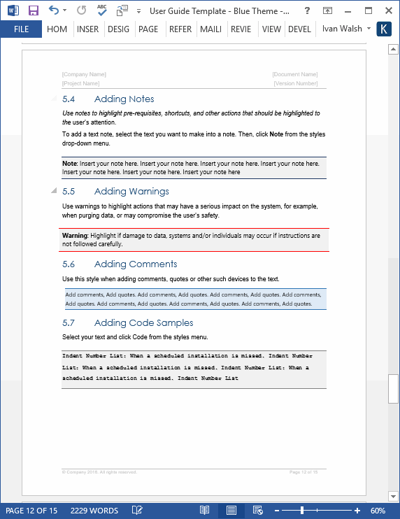 Detail Software User Guide Template Nomer 30