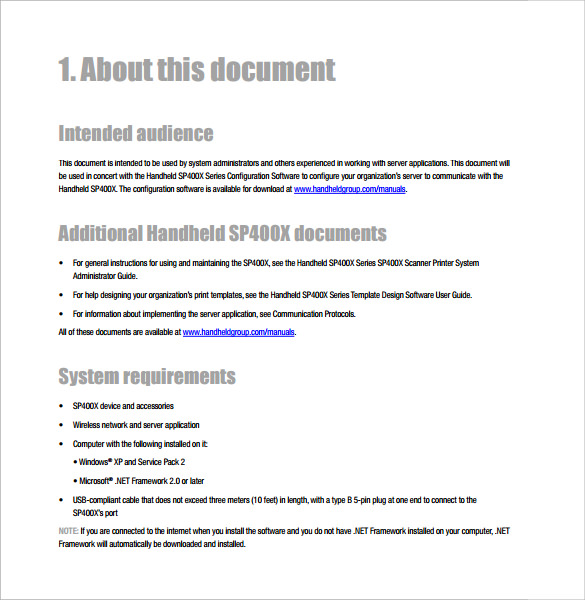 Detail Software User Guide Template Nomer 45