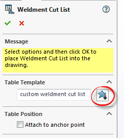 Detail Solidworks Weldment Cut List Template Nomer 51