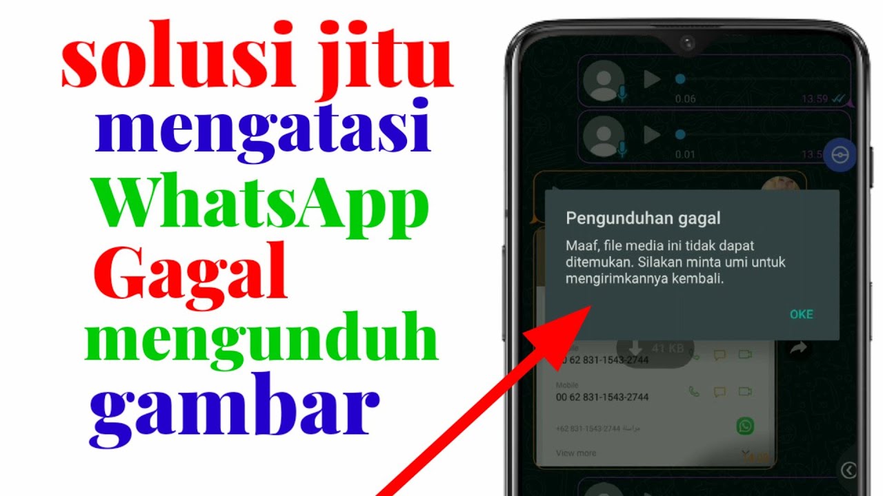 Detail Solusi Gagal Mengunduh Gambar Di Whatsapp Nomer 2