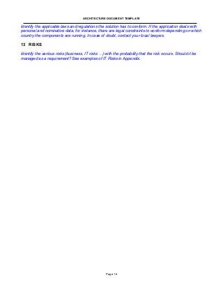 Detail Solution Architect Document Template Nomer 46