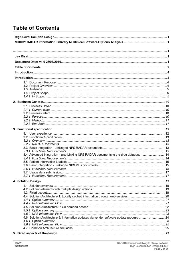 Detail Solution Document Template Nomer 11