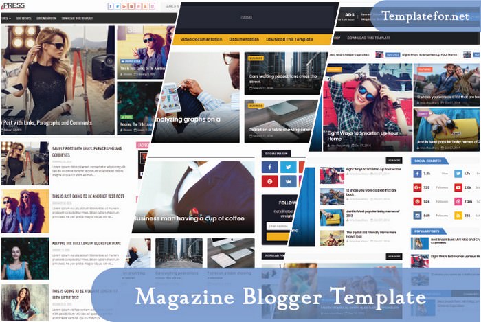 Detail Sora Mag Blogger Template Nomer 21