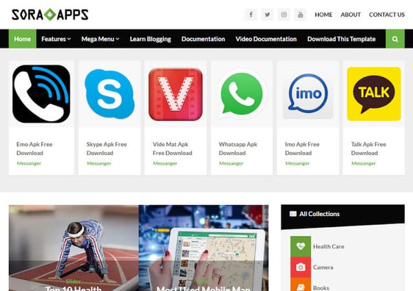 Detail Sora Template Wordpress Nomer 12