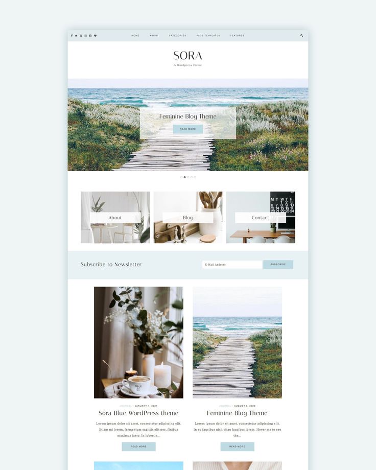 Detail Sora Template Wordpress Nomer 13
