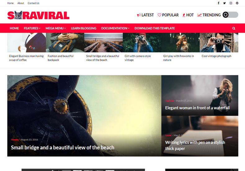Detail Sora Template Wordpress Nomer 3