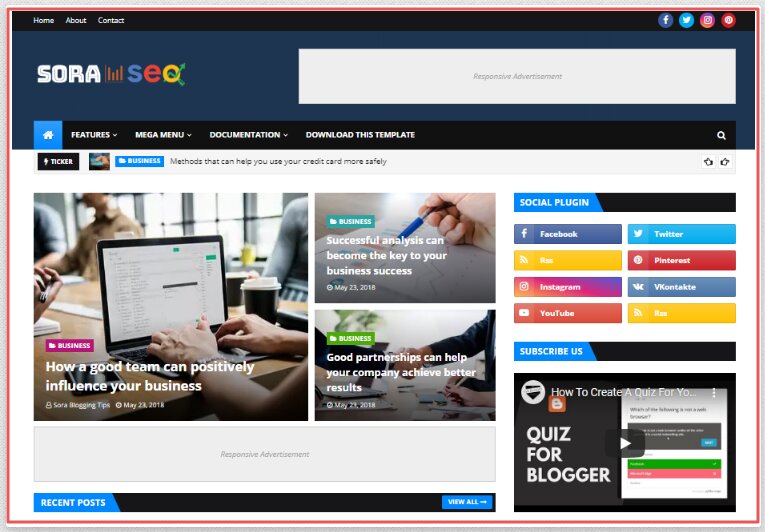 Detail Sora Template Wordpress Nomer 22