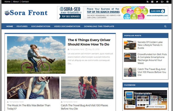 Detail Sora Template Wordpress Nomer 30