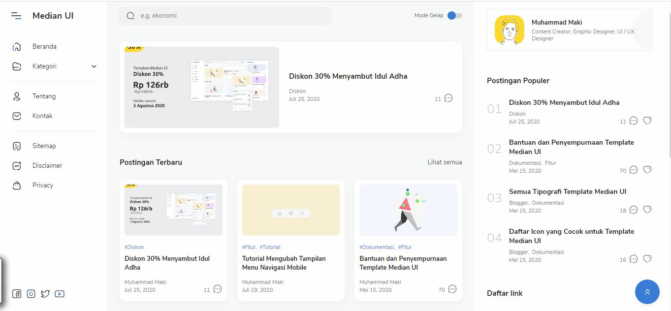 Detail Sora Template Wordpress Nomer 32