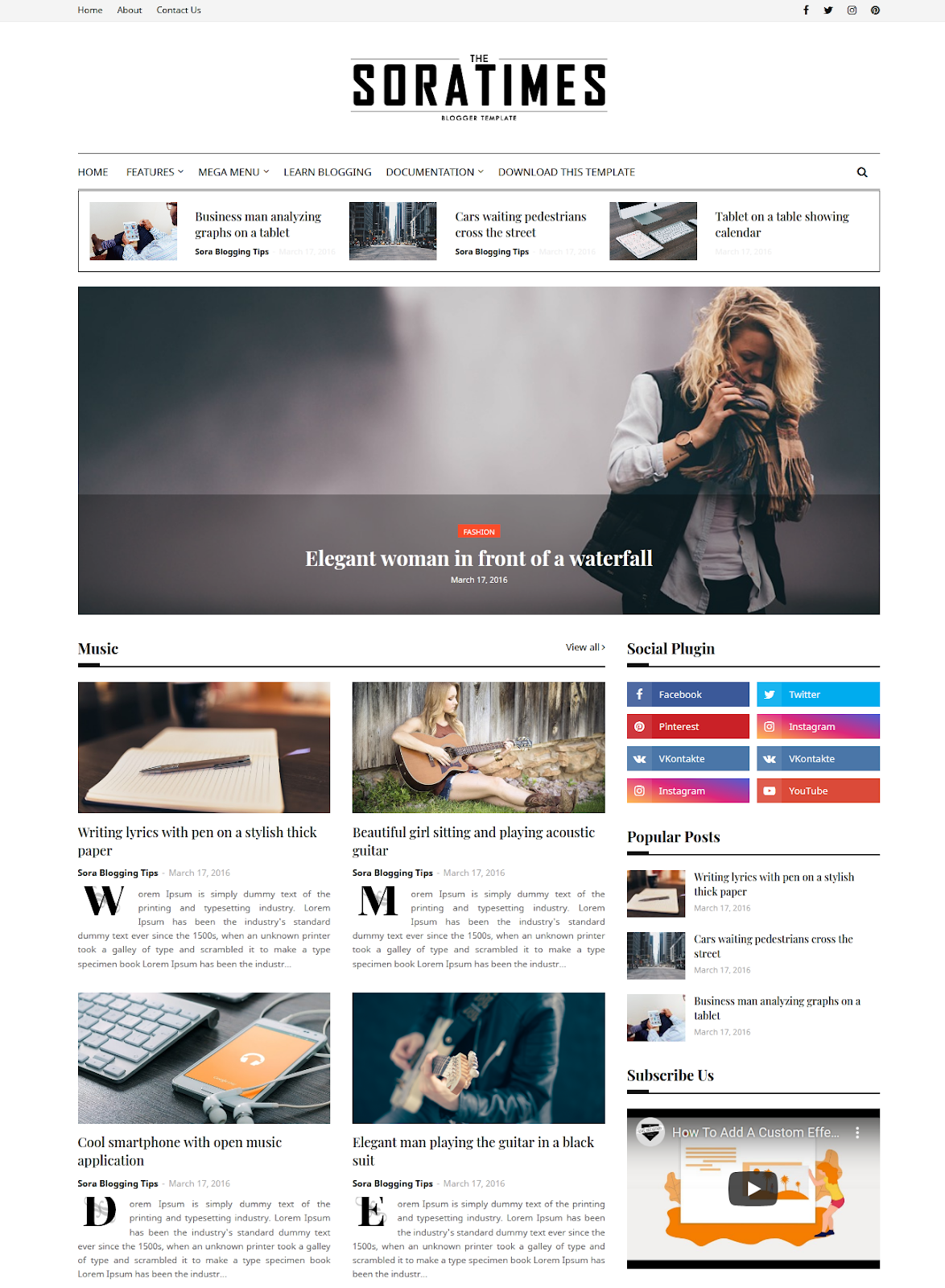 Detail Sora Template Wordpress Nomer 36