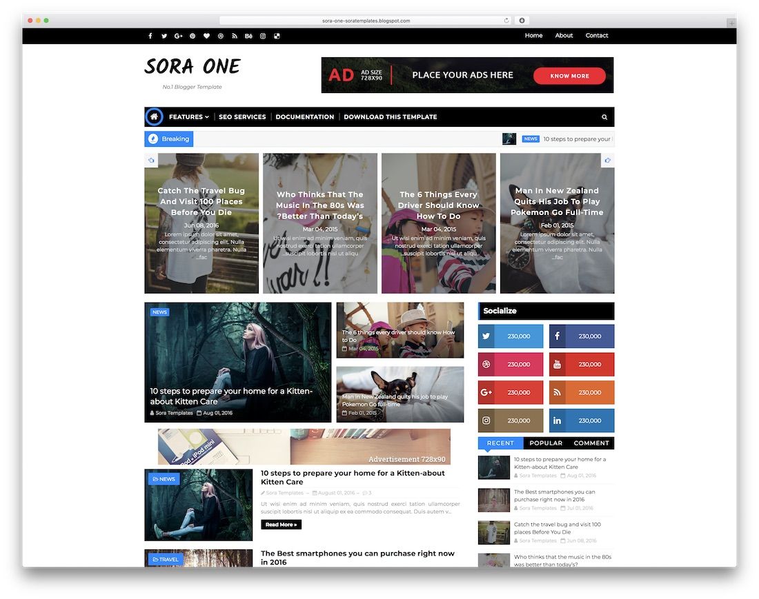 Detail Sora Template Wordpress Nomer 37