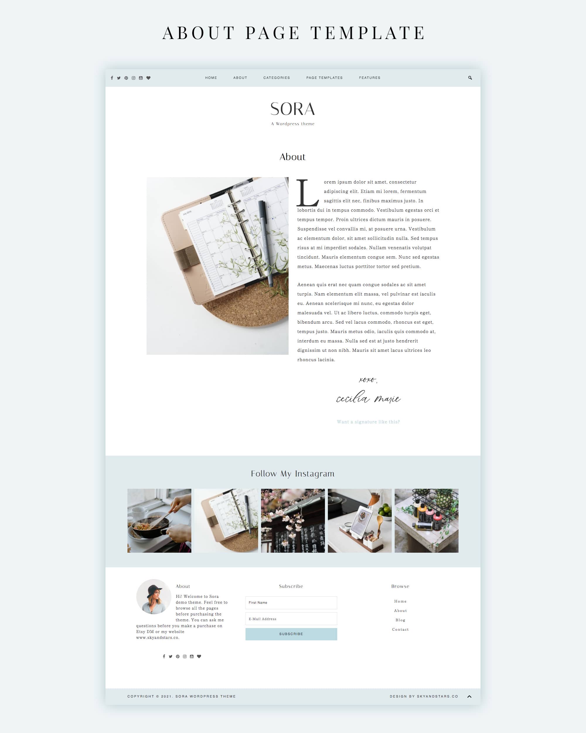 Detail Sora Template Wordpress Nomer 7