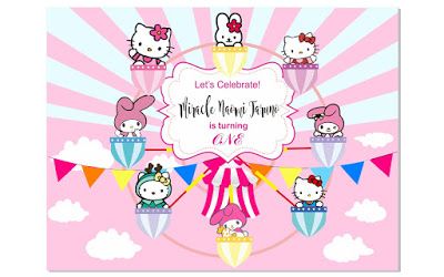 Detail Spanduk Ulang Tahun Hello Kitty Nomer 15