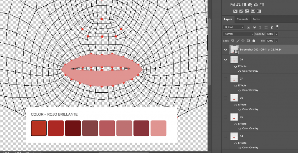 Detail Spark Ar Face Mesh Template Nomer 37