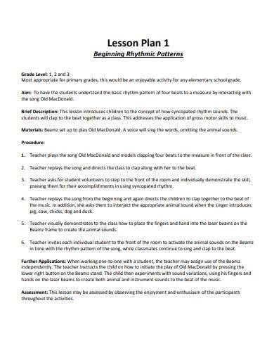 Detail Special Needs Lesson Plan Template Nomer 21