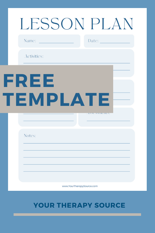 Detail Special Needs Lesson Plan Template Nomer 47