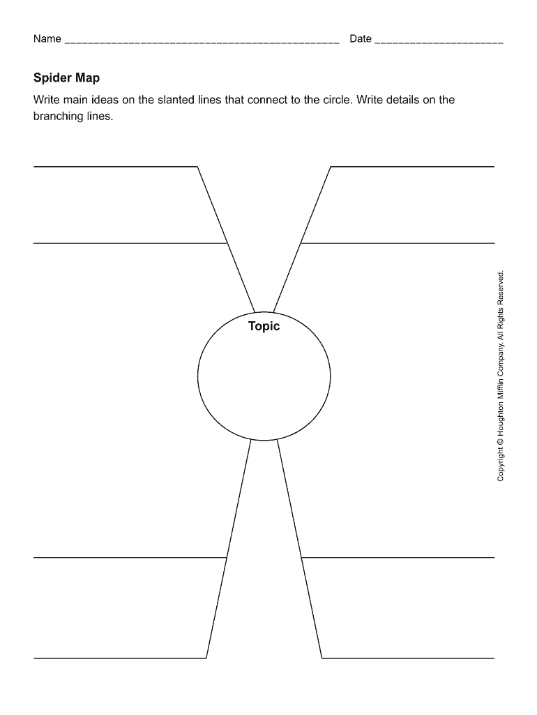 Detail Spider Map Template Nomer 18