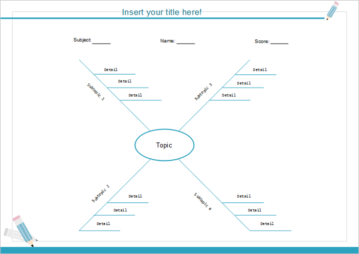 Detail Spider Map Template Nomer 5