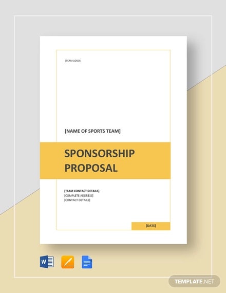 Detail Sponsorship Proposal Template Nomer 8