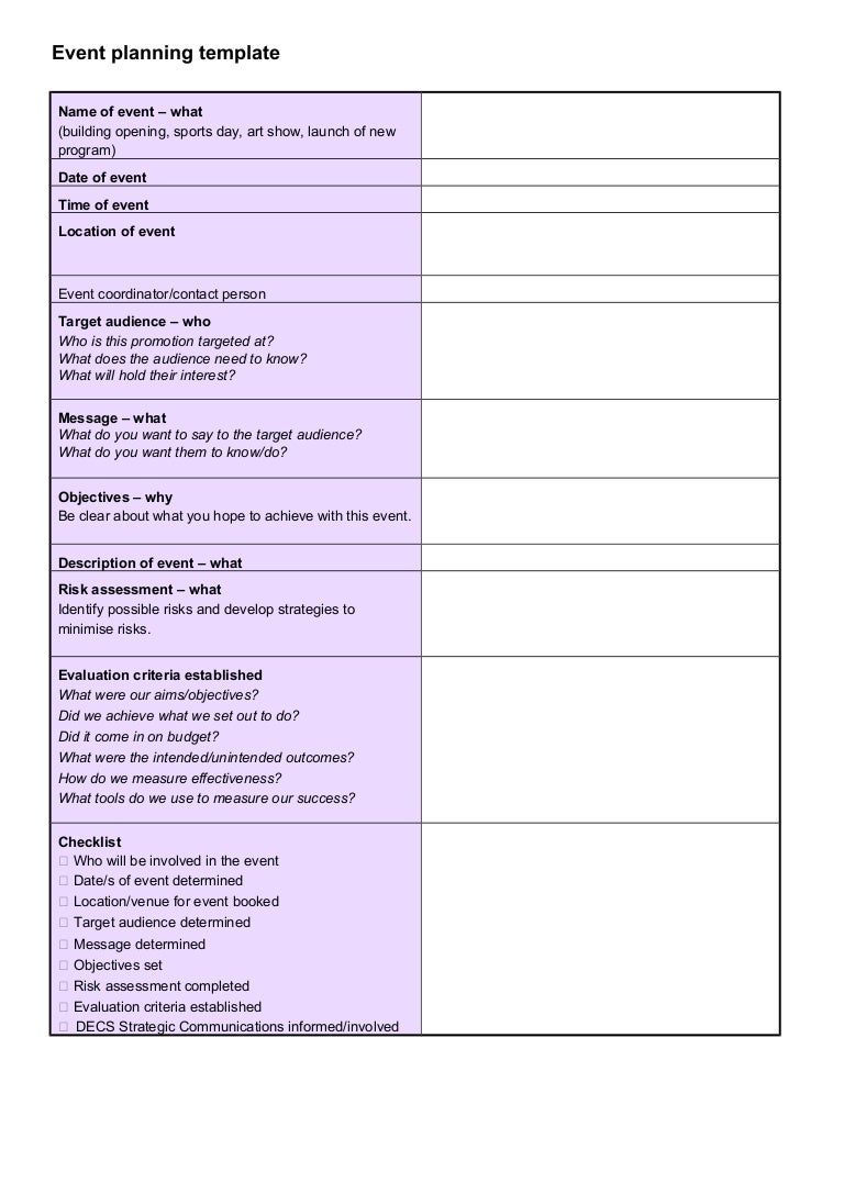 Detail Sport Event Planning Template Nomer 12