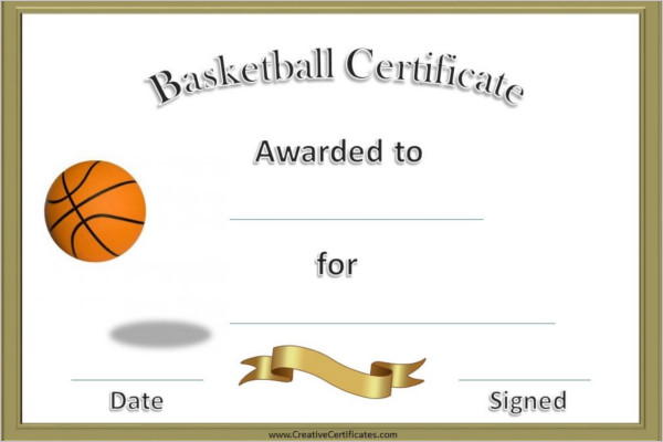 Detail Sports Award Certificate Template Word Nomer 44