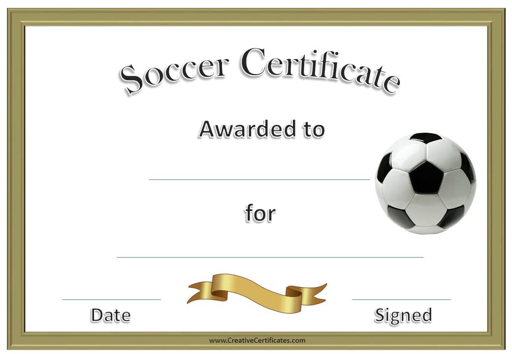 Detail Sports Award Certificate Template Word Nomer 49