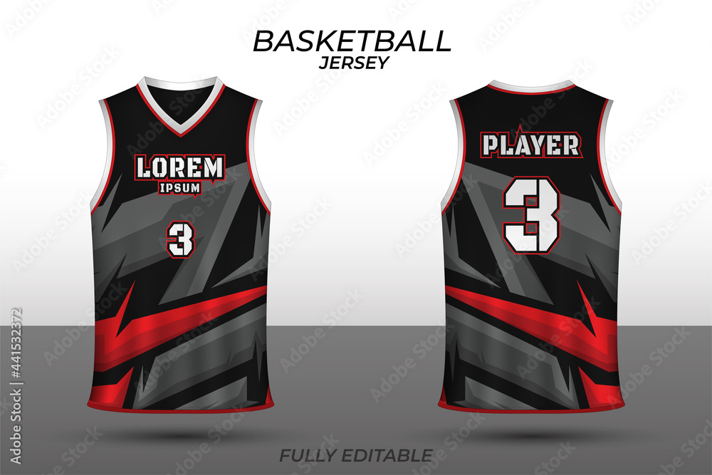 Detail Sports Jersey Design Template Nomer 14