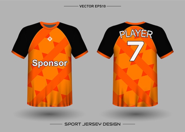 Detail Sports Jersey Design Template Nomer 15