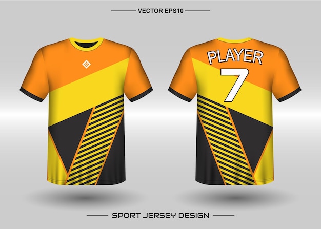 Detail Sports Jersey Design Template Nomer 39