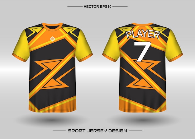 Detail Sports Jersey Design Template Nomer 53