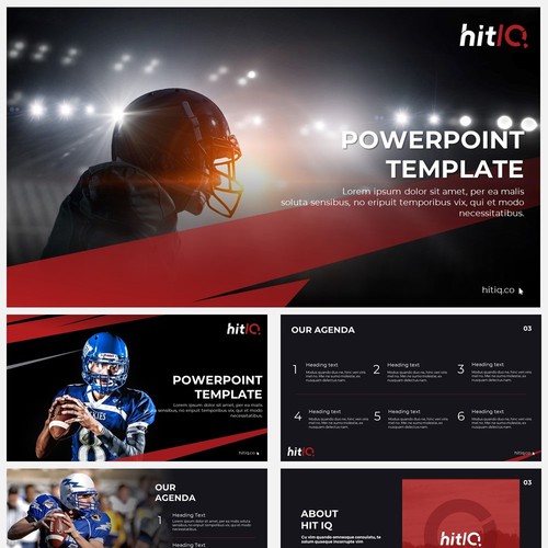 Detail Sports Powerpoint Template Nomer 32