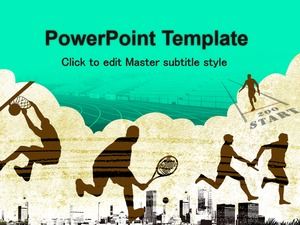 Detail Sports Powerpoint Template Nomer 46