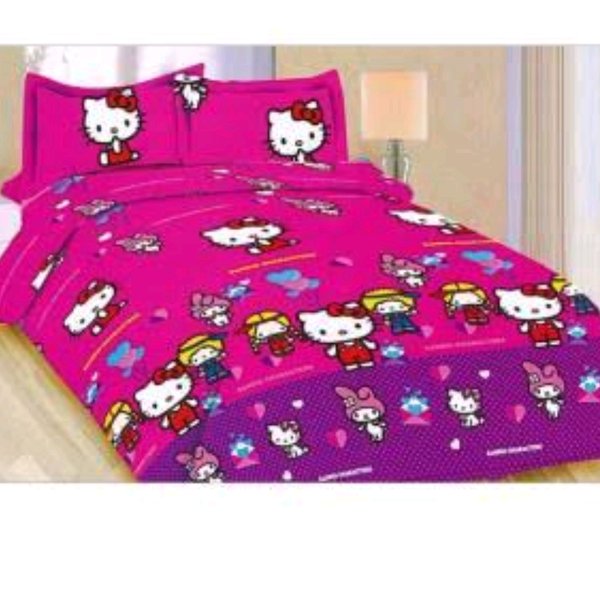 Detail Sprei Hello Kitty Bonita Nomer 3