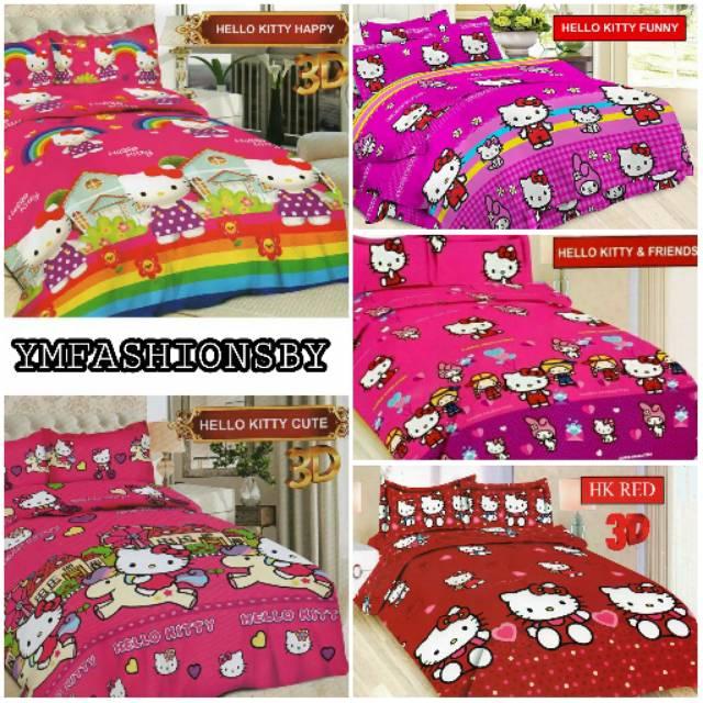 Detail Sprei Hello Kitty Bonita Nomer 31