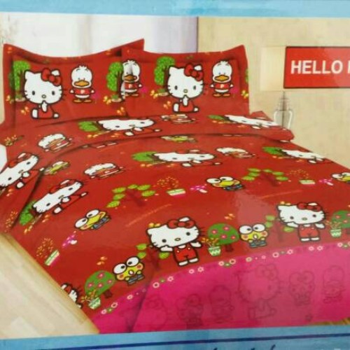 Detail Sprei Hello Kitty Bonita Nomer 41