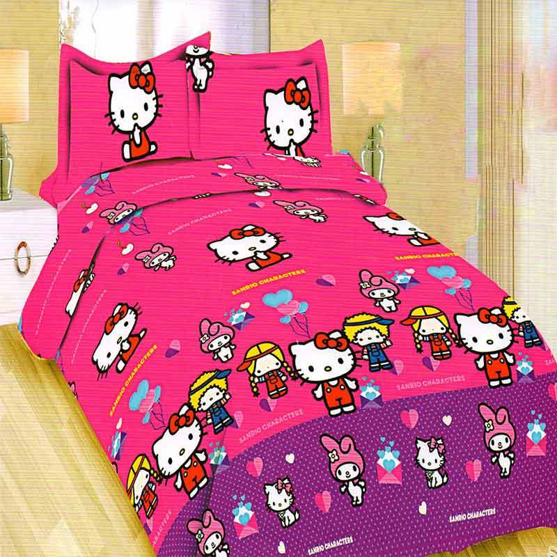 Detail Sprei Hello Kitty Bonita Nomer 51