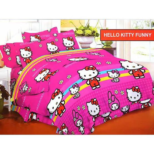 Detail Sprei Hello Kitty Bonita Nomer 10