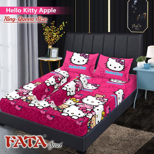 Detail Sprei My Love Hello Kitty Nomer 17