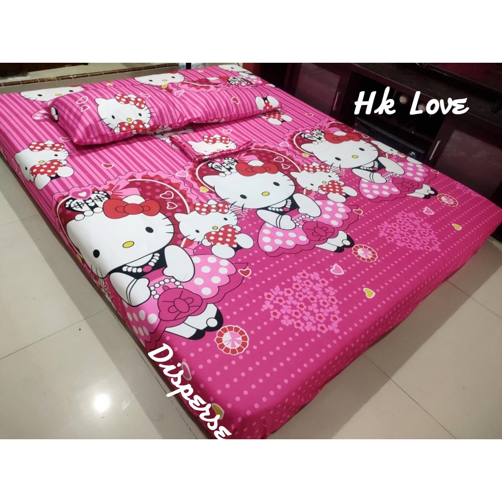 Detail Sprei My Love Hello Kitty Nomer 26