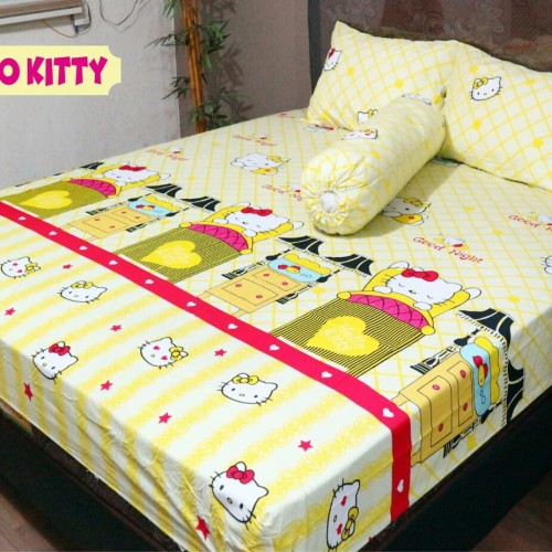 Detail Sprei My Love Hello Kitty Nomer 32