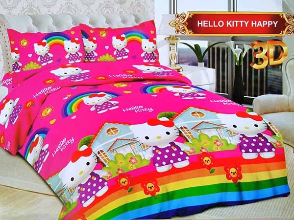 Detail Sprei My Love Hello Kitty Nomer 41